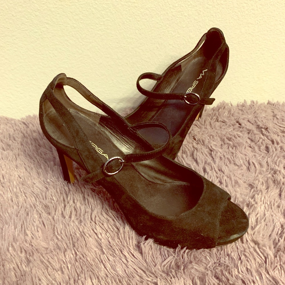 VIA SPIGA Black Pumps, Size 7